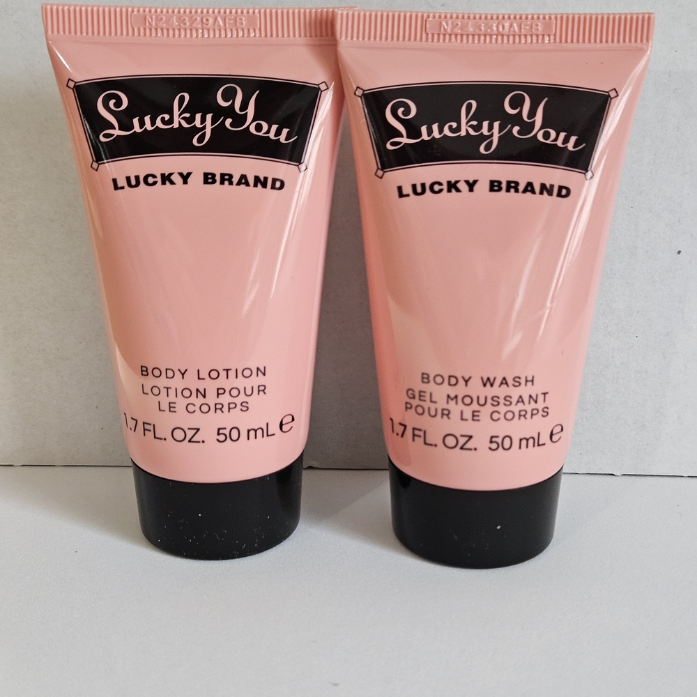 Lucky Brand Pink Lucky You Body Lotion & Body Wash Duo